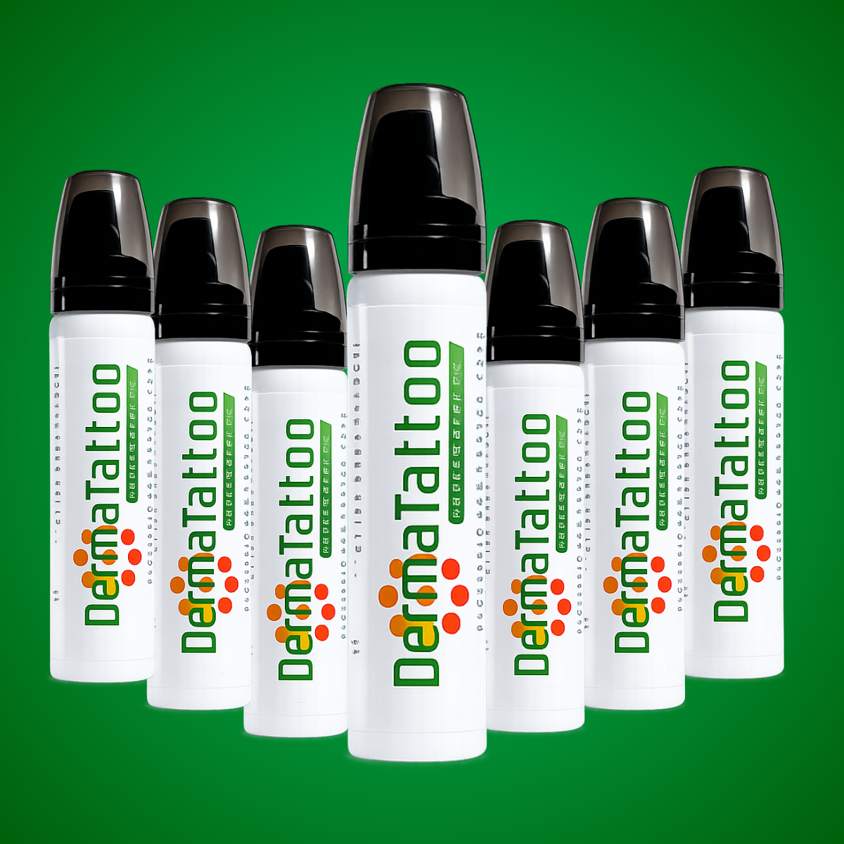 Pack de 7 mousse DermaTattoo 8.4 — Peaux sèches et fragiles