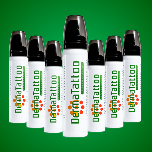 Pack de 7 mousse DermaTattoo 8.4 — Peaux sèches et fragiles